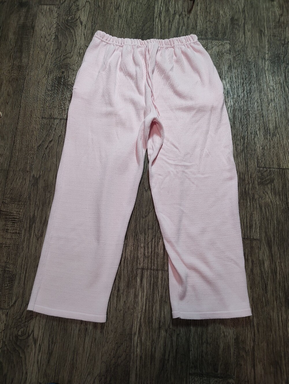 BFA Classic Pink Sweater Knit  Lounge Pants Elastic Waist Size XLP